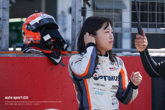 2026年はKYOJO CUPに参戦しつつ、9月のF1アカデミールーキーテスト／トレーニングキャンプに参加した佐藤こころ（TEAM OPTIMUS CERUMO・INGING）