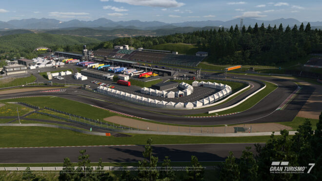 グランツーリスモ7に追加されるスポーツランドSUGO