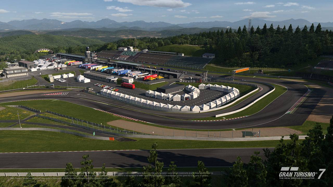 グランツーリスモ7に追加されるスポーツランドSUGO