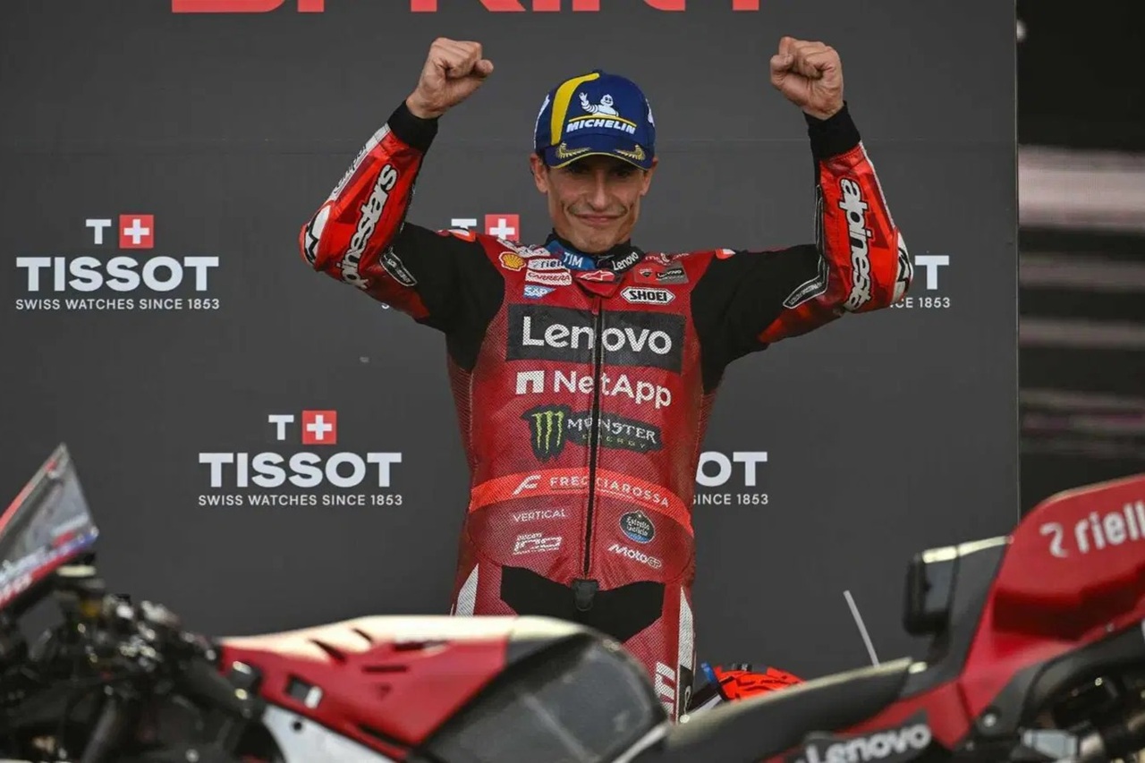 2026MotoGP第17戦インドネシアGPスプリントで勝利を飾ったマルク・マルケス（ドゥカティ・レノボ・チーム）