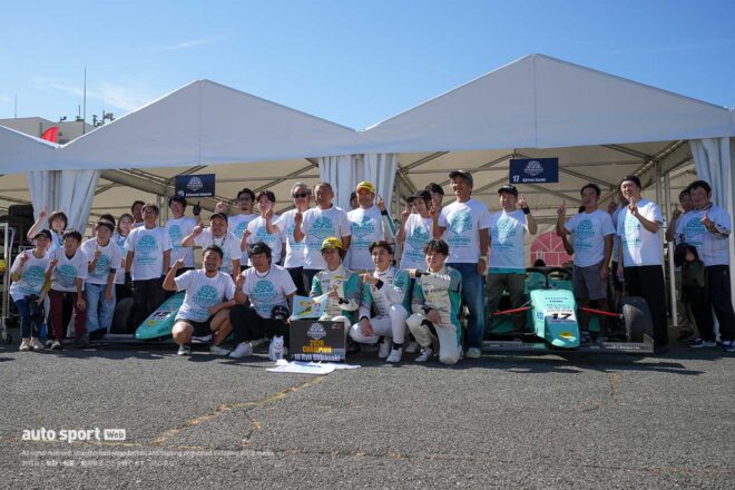2026年FIA-F4は白崎稜が2戦を残して王者に輝く。シリーズ12年目で初のメーカー育成外チャンピオンに影山正彦監督も喜び