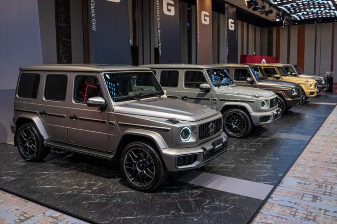 メルセデスAMG、現行『G 63』にダーククロームパッケージ初採用の限定車“MANUFAKTUR Edition”導入
