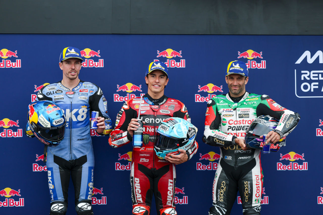雨の予選でM.マルケスが今季4度目のポール獲得。Q1突破のザルコが1列目確保／第18戦オーストラリアGP
