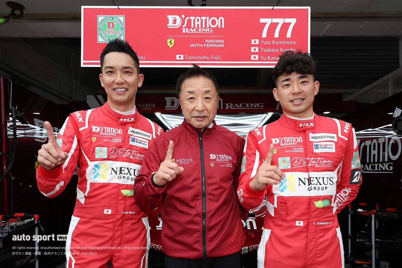 藤井誠暢／星野敏／上村優太（D’station Ferrari 296 GT3）