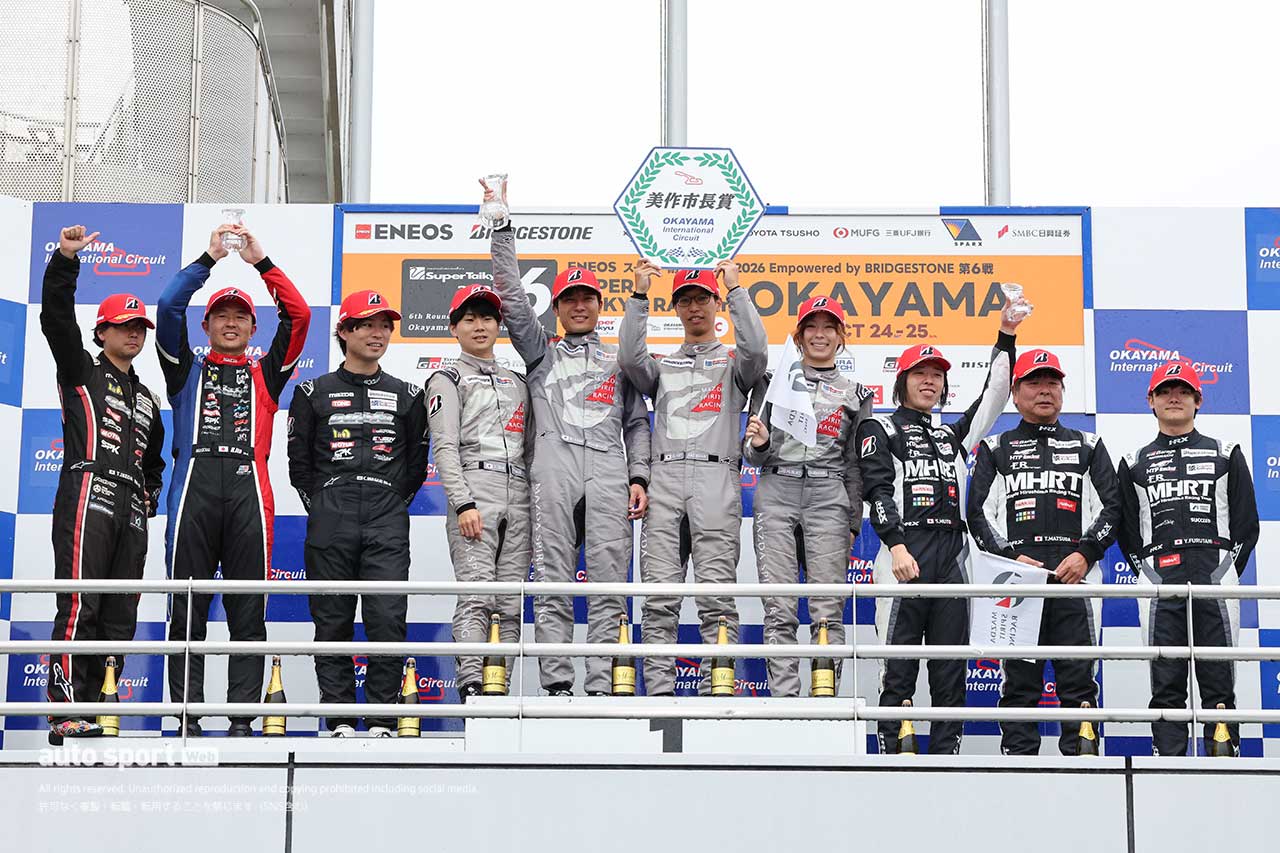 ST-5Rクラス表彰式　2026スーパー耐久第6戦岡山