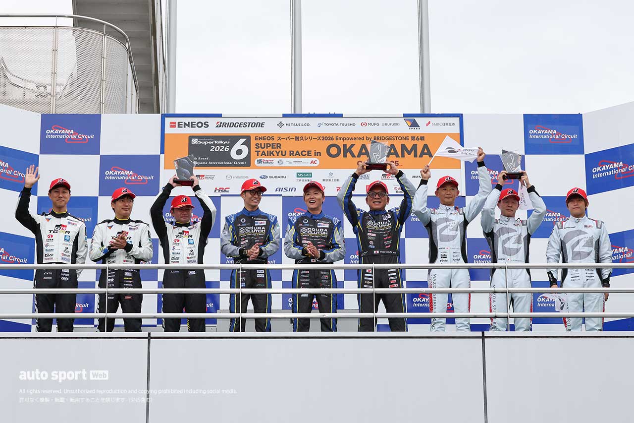 ST-Qクラス表彰式　2026スーパー耐久第6戦岡山