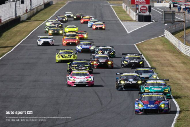 GT300クラス決勝スタート　2026スーパーGT第7戦オートポリス