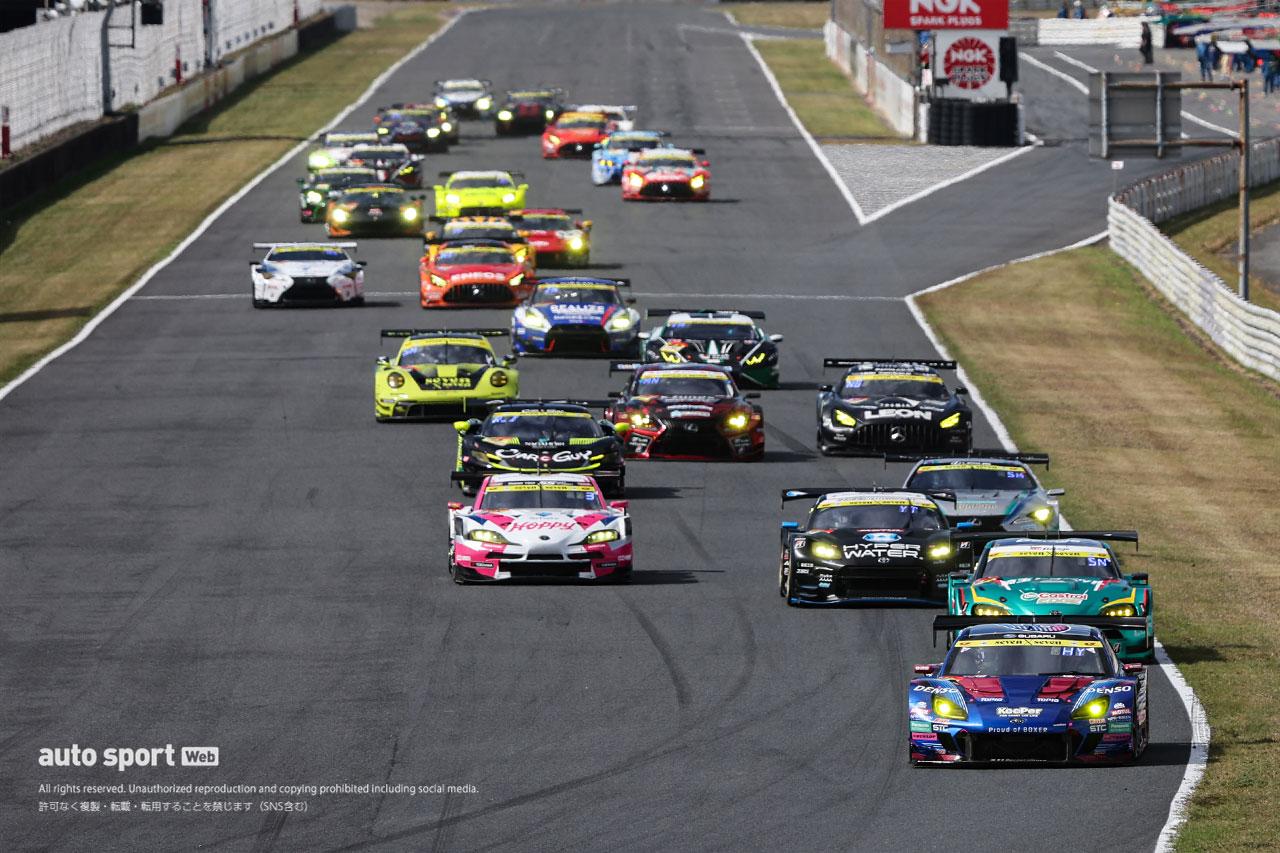 GT300クラス決勝スタート　2026スーパーGT第7戦オートポリス