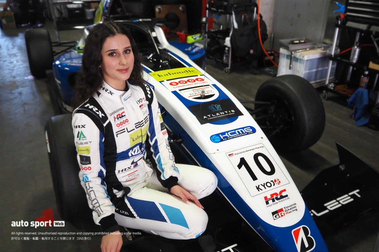 F1アカデミーの経験携え豪州から来日。人生をレースに捧げる17歳【KYOJOインタビューVol.20／ジョアンヌ・チコンテ】