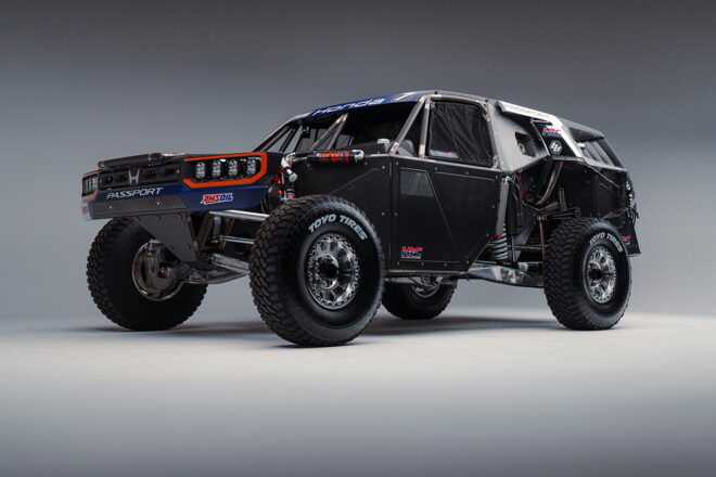 HRC US、1300馬力超のハイブリッド搭載『ホンダ・パスポート・バハスペック』発表。バハ1000総合優勝を目指す