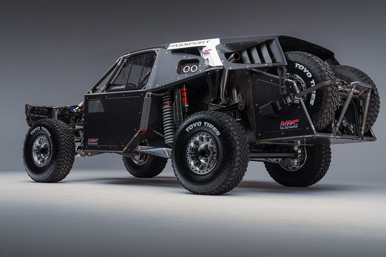 HRC US、1300馬力超のハイブリッド搭載『ホンダ・パスポート・バハスペック』発表。バハ1000総合優勝を目指す