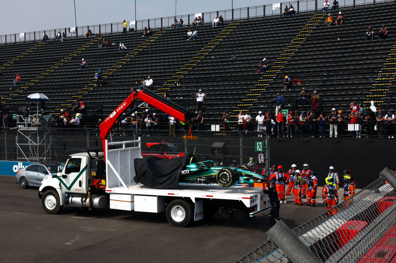アストンマーティン、アロンソがFP1で7番手と「励みになる」週末の出だしも、ストロール車に問題発生